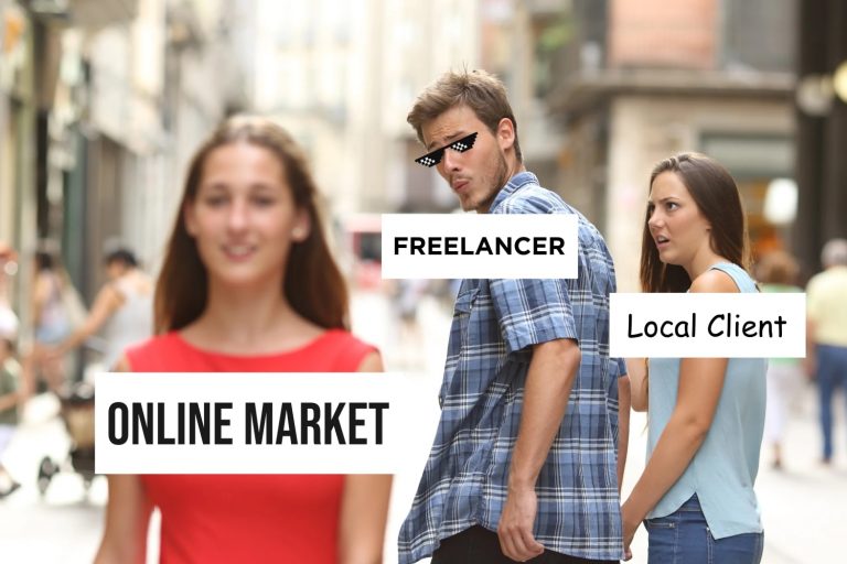 Local Client vs Online Market for Freelancers from GoDesign.pk How to use memes in marketing