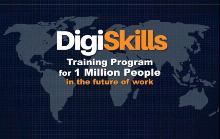 Digiskills training program for 1 million people in the future of work